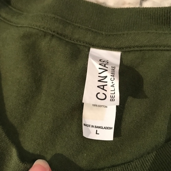 Bella Canvas Cotton USA Eagle Craig Morgan Army L - Picture 3 of 6